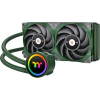Thermaltake CL-W319-PL12RG-A sistema di raffreddamento per computer Processore Raffreddatore di liquidi tutto in uno 12 cm Verde 1 pz, Raffreddamento ad acqua verde, Raffreddatore di liquidi tutto in uno, 12 cm, 500 Giri/min, 2000 Giri/min, 22,3 dB, Verde