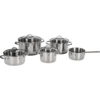 WMF Provence Plus 0721556380 set di pentole 9 pz accaio, Set di bollitura, Acciaio inox, Acciaio inox, Acciaio inox, Acciaio inox, Acciaio inox