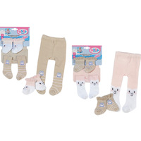 ZAPF Creation BABY born Tights & Socks Sheep 2ass.43cm, Accessori della bambola BABY born Tights & Socks Sheep 2ass.43cm, Collant per bambola, 3 anno/i