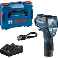 Bosch GIS 1000 C Professional Misuratore dell'umidità di temperatura, Rilevatore termico blu/Nero, Misuratore dell'umidità di temperatura, -40 - 1000 °C, 2 °C, -1 - 1%, °C, Con cavo e senza cavo
