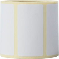 Brother BDE1J026051060 Bianco Etichetta per stampante autoadesiva Bianco, Etichetta per stampante autoadesiva, Etichetta fustellata, Termica diretta, Universale, Rettangolo