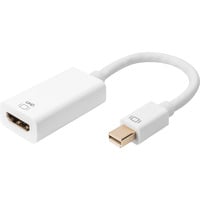 Digitus Adattatore / convertitore Mini DisplayPort a HDMI bianco