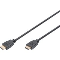 Digitus Cavo di collegamento HDMI ad alta velocità, con Ethernet, Full HD 1080i/p Nero