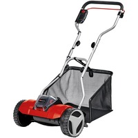 Einhell GE-HM 18/38 Tagliaerba a spinta Batteria Nero, Grigio, Rosso rosso/Nero, Tagliaerba a spinta, 38 cm, 1,4 cm, 3,9 cm, 45 L, 4 ruota(e)