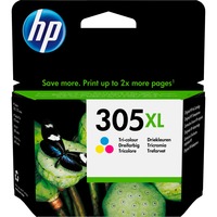 HP Cartuccia di inchiostro tricromia originale ad alta capacità 305XL Resa elevata (XL), Inchiostro colorato, 5 ml, 200 pagine, 1 pz