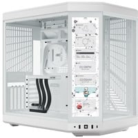 HYTE CS-HYTE-Y70TI-WW, Chassis Tower bianco