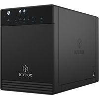 ICY BOX IB-3740-C31 Box esterno HDD/SSD Nero 2.5/3.5" Nero, Box esterno HDD/SSD, 2.5/3.5", SATA, Seriale ATA II, Serial ATA III, 10 Gbit/s, Collegamento del dispositivo USB, Nero