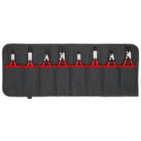 KNIPEX Set di pinze per anelli di sicurezza, Set pinze rosso/Nero