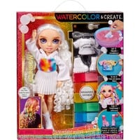 MGA Entertainment Rainbow High WaterColor & Create Dolls- Purple Eyes, Bambola Rainbow High WaterColor & Create Dolls- Purple Eyes, Bambola alla moda, Femmina, 4 anno/i, Colori assortiti
