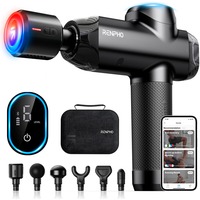 Renpho Power+ Thermacool Massage Gun, Dispositivo di massaggio Nero
