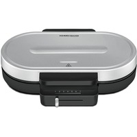 Rommelsbacher Waffelautomat WA 1250, Cialde Nero/Argento