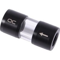 Alphacool 29142 parte e accessorio del sistema di raffreddamento del computer, Filtro Nero/trasparente, Acetale, Acrilico, Nero, Trasparente, 1/4", Femmina, Femmina, 48 mm