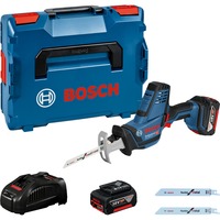 Bosch GSA 18 V-LI C Nero, Blu, Scambiarsi sega blu/Nero, Nero, Blu, 2,1 cm, 20 cm, 10 cm, Batteria, Ioni di Litio