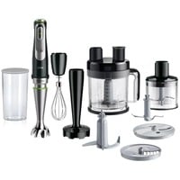 Braun MultiQuick 9 MQ 9187XLI 0,6 L Frullatore ad immersione 1200 W Nero, Acciaio inossidabile, Frullatore a immersione accaio/Nero, Frullatore ad immersione, 0,6 L, Funzione pulsante, Tritaghiaccio, 1200 W, Nero, Acciaio inossidabile