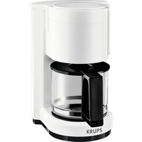 Krups AromaCafe 5 Automatica Macchina da caffè con filtro bianco, Macchina da caffè con filtro, Caffè macinato, 200 W, Nero, Bianco