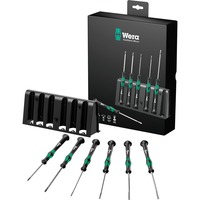 Wera 2035/6 B Set di cacciaviti elettronici + supporto, Cacciavite Nero/Verde
