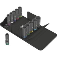 Wera Impaktor Deep Set 1, 11 pezzi, chiave combinata   Nero