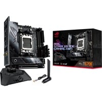 ASUS ROG STRIX X670E-I GAMING WIFI AMD X670 Socket AM5 mini ITX, Scheda madre Nero/Argento, AMD, Socket AM5, DDR5-SDRAM, 64 GB, DIMM, Dual-channel