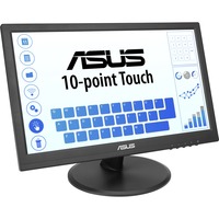 ASUS VT168HR 39,6 cm (15.6") 1366 x 768 Pixel WXGA LED Touch screen Nero Nero, 39,6 cm (15.6"), 1366 x 768 Pixel, WXGA, LED, 5 ms, Nero