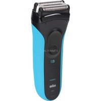 Braun 3010BT, Rasoio Nero/Blu