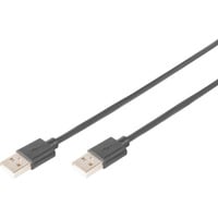 Digitus Cavo di collegamento USB 2.0 USB-A (spina) > USB-A (spina) Nero