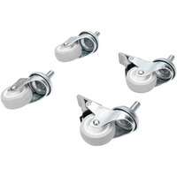 Digitus Ruote bloccabili per alloggiamento a parete standard, Rotolo 250 kg, Turchia, 48,3 cm (19"), 4 pz