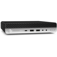 HP ProDesk 600 G5 MP Ricondizionato, Mini-PC Nero/Argento