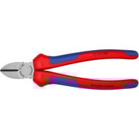 KNIPEX 70 02 180 Pinze da taglio diagonale pinza, Pinze di taglio blu, Pinze da taglio diagonale, Acciaio al cromo vanadio, Plastica, Blu/Rosso, 18 cm, 252 g