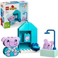 LEGO DUPLO Attività quotidiane: il bagnetto, Giochi di costruzione Set da costruzione, 1,5 anno/i, Plastica, 15 pz, 309 g