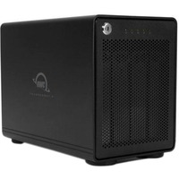 OWC ThunderBay 4 Box esterno HDD/SSD Nero 2.5/3.5", Disk enclosure Nero, Box esterno HDD/SSD, 2.5/3.5", SATA, Seriale ATA II, Serial ATA III, 40 Gbit/s, Hot-swap, Nero