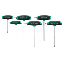 Wiha Set di chiavi a perno esagonali, con manico trasversale ComfortGrip, Cacciavite Nero/Rosso