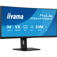iiyama XCB3497WQSNP-B1, Monitor LED Nero (opaco)