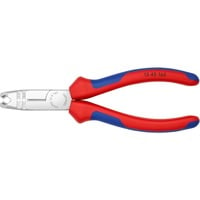 KNIPEX 13 45 165 pinza rosso/Blu, Metallo, Plastica, Blu/Rosso, 16,5 cm, 176 g