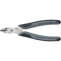 KNIPEX 78 03 140 ESD non classificato grigio, Side-cutting pliers, Acciaio inossidabile, Acciaio, Plastica, Nero/Grigio, 12,5 cm, 55 g