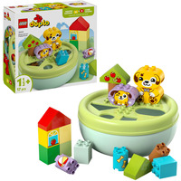 DUPLO 10441 Smista-Forme: Casetta del Cucciolo, Gioco Educativo con Mattoncini per la Motricità Fine per Bambini 18+ Mesi, Giochi di costruzione