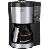 Melitta Look Perfection 1025-06, Macchina fa filtro Nero/Argento