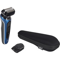 Procter & Gamble Series 6 62-B1200s, Rasoio blu/Nero, Rasoio, Blu, Acciaio inox, Pulsanti, Batteria, Batteria integrata