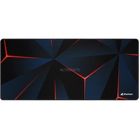 Sharkoon SKILLER SGP30 Tappetino per mouse per gioco da computer Nero, Blu, Arancione, Gioco mouse pad blu scuro/Rosso, Nero, Blu, Arancione, Fantasia, Gomma, Tessile, Barra appoggiaferro antiscivolo, Tappetino per mouse per gioco da computer
