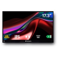 Verbatim 32239Verbatim PMT-17-4K, Monitor LED Nero