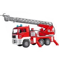bruder MAN Fire engine with selwing ladder veicolo giocattolo rosso/Bianco, 4 anno/i, ABS sintetico, Multicolore