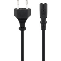 goobay NK 104 S-180 Nero 1,8 m, Cavo Nero, 1,8 m