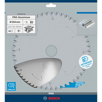 Bosch 2 608 837 780 lama circolare 25,4 cm 1 pz, Lama per sega Alluminio, Di metalli non ferrosi, 25,4 cm, 3 cm, 1,8 mm, 6000 Giri/min, 2,4 mm