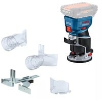 Bosch Fresatrice per bordi a batteria GKF 18V-8 Professional solo, 18 volt, Router blu/Nero