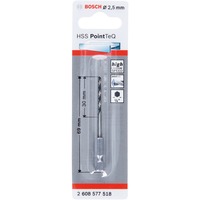 Bosch Punta elicoidale HSS PointTeQ Hex, Ø 2,5mm, Trapano 