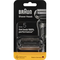 Braun Series 5 54 B Testina per rasatura, Testina di rasatura Nero, Testina per rasatura, 1 testina/e, Nero, Acciaio inox, 18 mese(i), Braun, Series 5 54 B