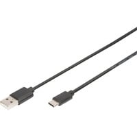 Digitus Cavo di collegamento USB 2.0 USB-A > USB-C Nero