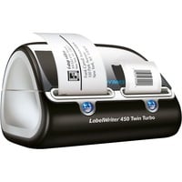 Dymo LabelWriter ™ 450 TwinTurbo, Stampante per etichette Nero/Argento, Termica diretta, 600 x 300 DPI, Nero, Argento