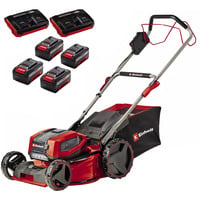 EINHELL Rasaerba professionale a batteria GP-CM 36/47 S Li BL, 36 Volt (2x18 Volt) rosso/Nero