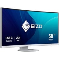 EIZO FlexScan EV3895-WT Monitor PC 95,2 cm (37.5") 3840 x 1600 Pixel UltraWide Quad HD+ LED Bianco, Monitor LED bianco, 95,2 cm (37.5"), 3840 x 1600 Pixel, UltraWide Quad HD+, LED, 5 ms, Bianco