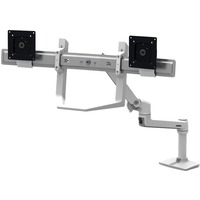 Ergotron LX Series 98-037-062 supporto da tavolo per Tv a schermo piatto 25,4 cm (10") Bianco Scrivania, Maniglia bianco, 14,5 cm (5.7"), 25,4 cm (10"), Bianco